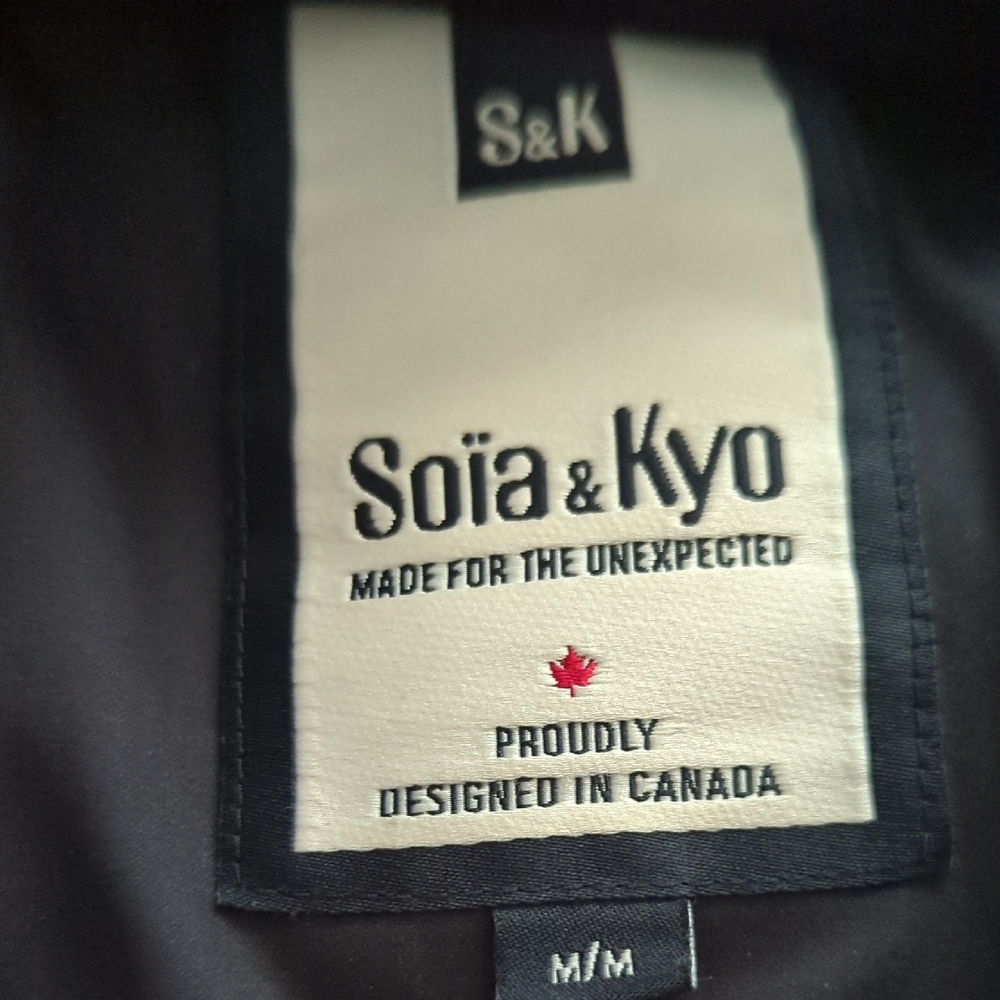 Soia & Kyo Yohann Down Insulated Bomber Jacket M